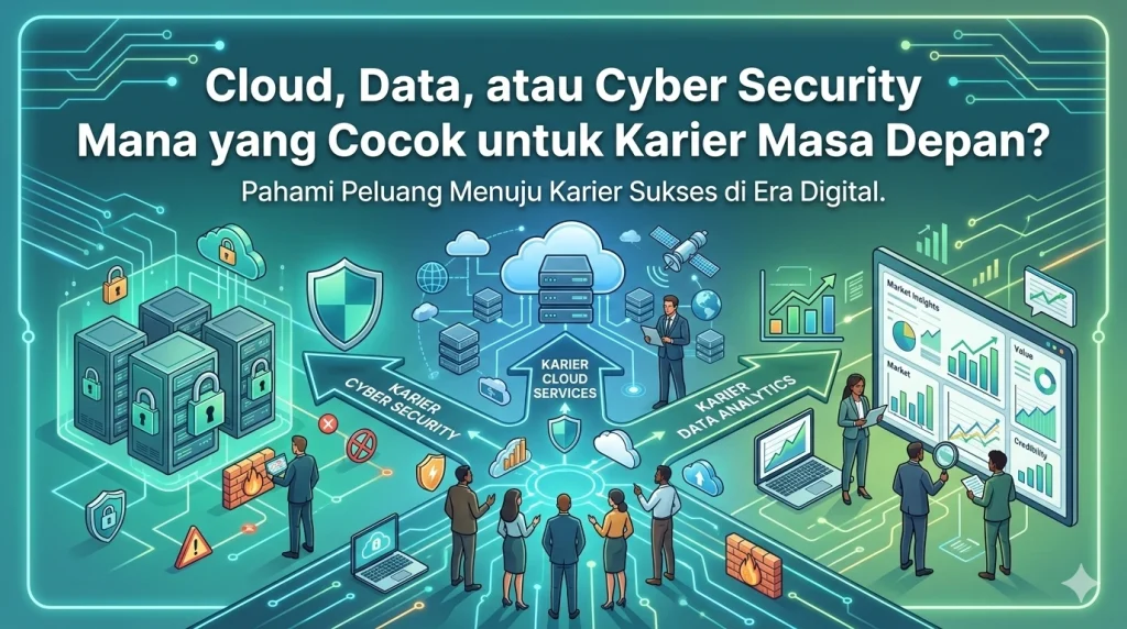 Cloud, Data, atau Cyber Security Mana yang Cocok untuk Karier Masa Depan?